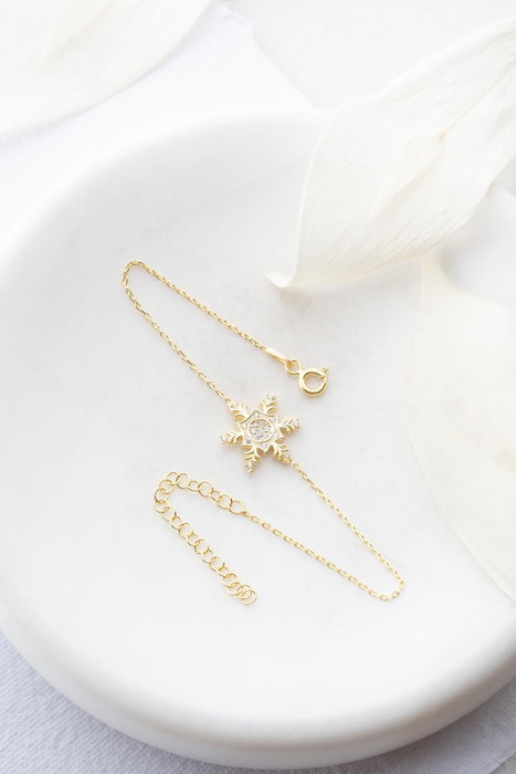 Heliophilia Silver Pulsera de Plata 925 con Baño de Oro y Circón Heliophilia Silver Pulsera de Plata 925 con Baño de Oro y Circón